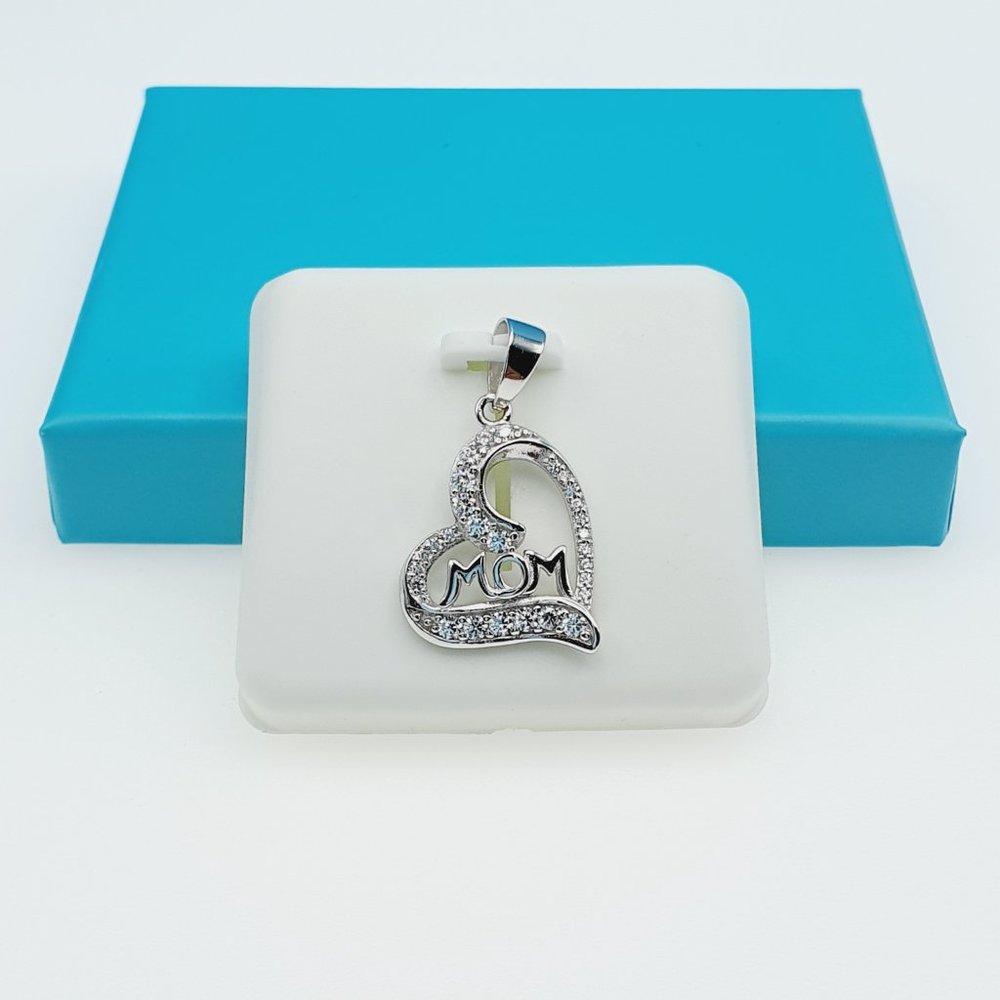 "925 Sterling Silver CZ Beautiful Pendant for Women, 1USPAR4022 - Picture 4 of 11